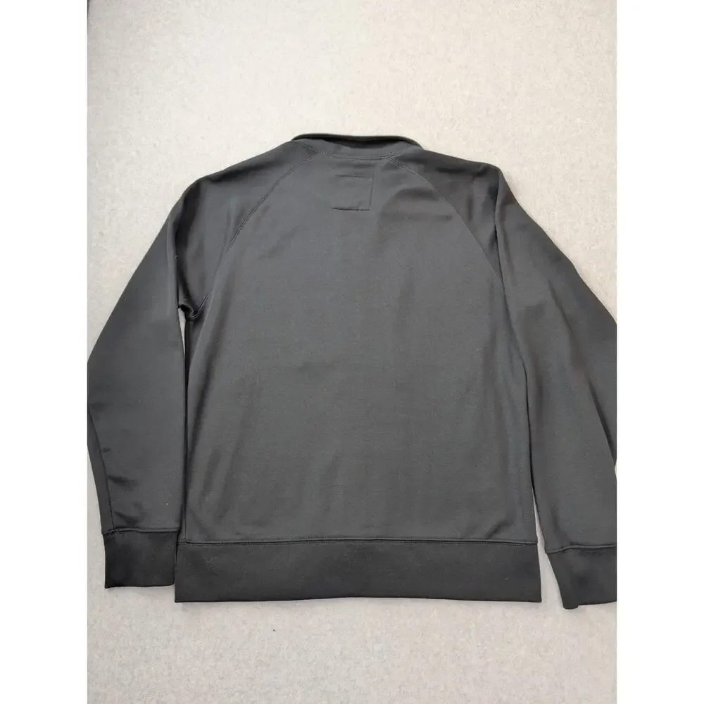Vintage Old Navy Full Zip Jacket MED Shawl Collar Black Y2K Cotton Blend Unisex